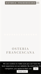 Mobile Screenshot of osteriafrancescana.it
